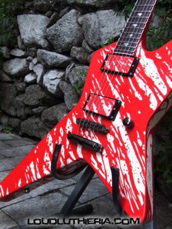 Ltd blood splated finish
